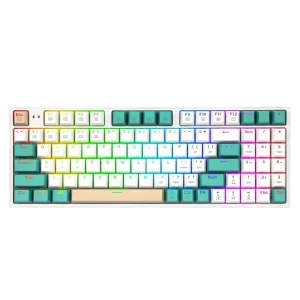 کیبورد بی سیم ردراگون مدل K643 WGC RGB PRO